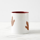 Tasse 2 Couleurs Piste Dino (Centre)