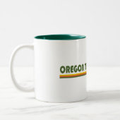 Tasse 2 Couleurs Piste du bois de l'Oregon (Gauche)