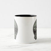 Tasse 2 Couleurs Piste du parc national Banff (Centre)