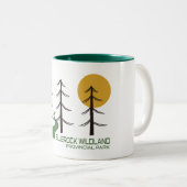 Tasse 2 Couleurs Piste du parc provincial Bluerock Wildland (Devant droit)