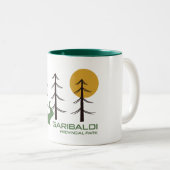 Tasse 2 Couleurs Piste du parc provincial Garibaldi (Devant droit)