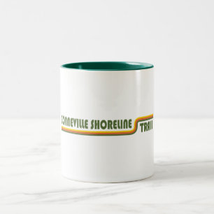 Tasse 2 Couleurs Piste du rivage de Bonneville
