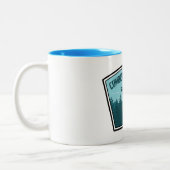 Tasse 2 Couleurs Piste ferroviaire de Cumberland Valley (Gauche)