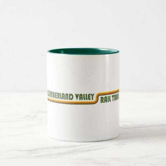 Tasse 2 Couleurs Piste ferroviaire de Cumberland Valley (Centre)