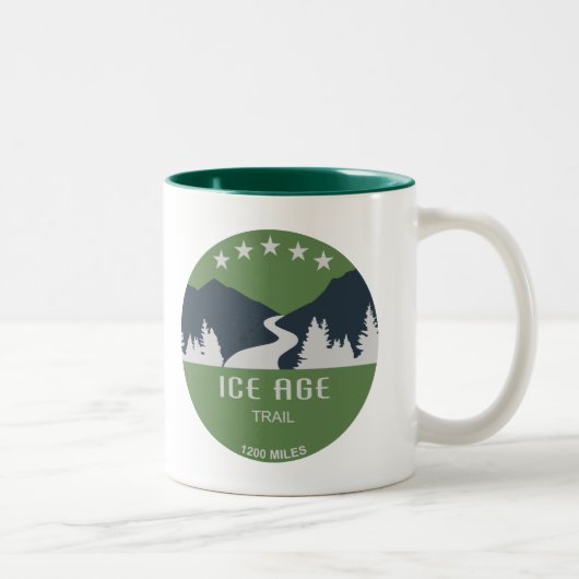 Tasse 2 Couleurs Piste glaciaire (Droit)