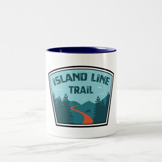 Tasse 2 Couleurs Piste Island Line (Centre)