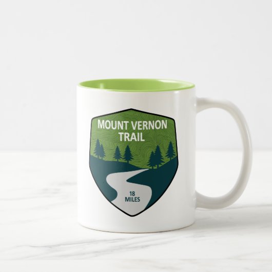 Tasse 2 Couleurs Piste Mount Vernon (Droit)