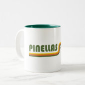 Tasse 2 Couleurs Piste Pinellas Floride (Devant gauche)