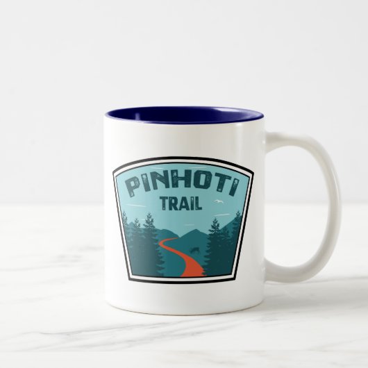Tasse 2 Couleurs Piste Pinhoti Alabama Géorgie (Droit)