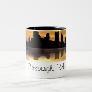 Tasse 2 Couleurs Pittsburgh, PA