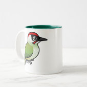 Tasse 2 Couleurs Pivert vert (Devant gauche)