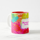 Tasse 2 Couleurs PixDezines balikai/do-it-yourself arrière - plan (Devant gauche)