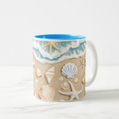Tasse 2 Couleurs Plage (Devant droit)