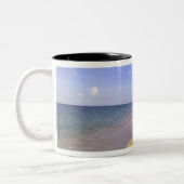 Tasse 2 Couleurs plage de Baie Longue Long Bay, St-Martin, (Gauche)