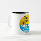 Tasse 2 Couleurs Plage de Bondi Australie (Devant gauche)