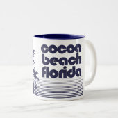 Tasse 2 Couleurs Plage de Cocoa Floride (Devant droit)