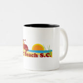 Tasse 2 Couleurs Plage de folie (Devant droit)
