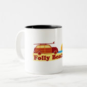 Tasse 2 Couleurs Plage de folie (Devant gauche)