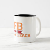 Tasse 2 Couleurs Plage de folie (Devant droit)