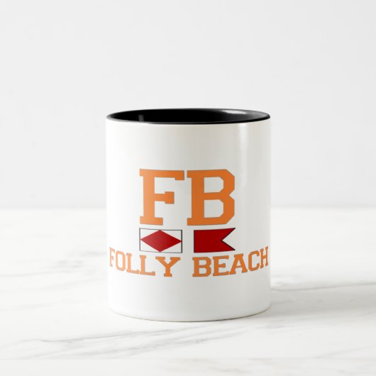 Tasse 2 Couleurs Plage de folie (Centre)
