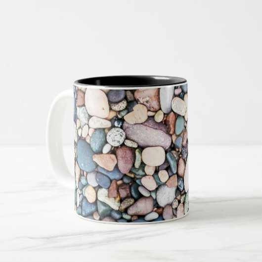 Tasse 2 Couleurs Plage de galets (Devant gauche)