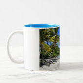 Tasse 2 Couleurs plage de guadeloupe (Gauche)