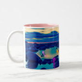 Tasse 2 Couleurs Plage de Mermaid (Gauche)
