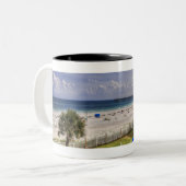 Tasse 2 Couleurs Plage de Pensacola (Devant gauche)