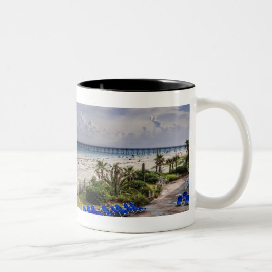 Tasse 2 Couleurs Plage de Pensacola (Droit)