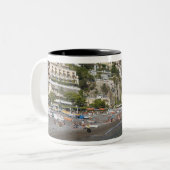 Tasse 2 Couleurs Plage de Positano, Campanie, Italie (Devant gauche)