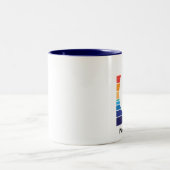 Tasse 2 Couleurs Plage de Square_Venice de couleur de bateau (Centre)