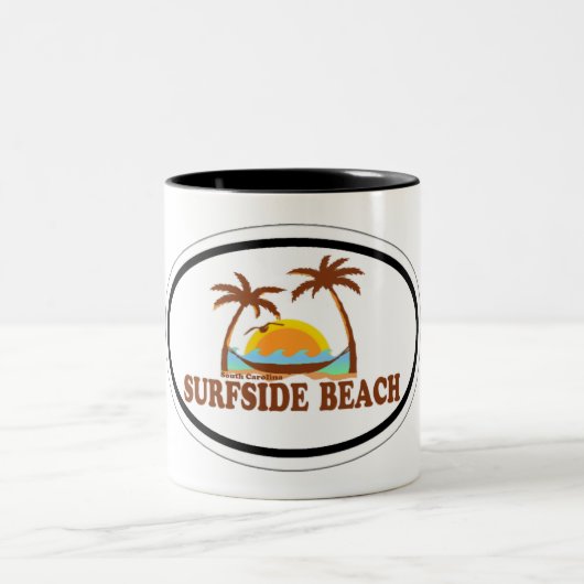 Tasse 2 Couleurs Plage de Surfside (Centre)