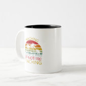 Tasse 2 Couleurs Plage Pas Enseignant-Enseignant-Plage-Drôle (Devant gauche)