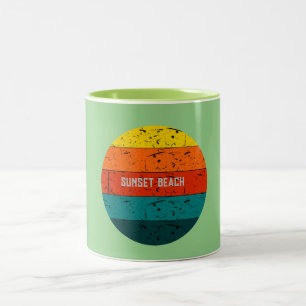 Tasse 2 Couleurs Plage Sunset