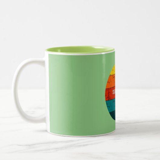 Tasse 2 Couleurs Plage Sunset (Gauche)
