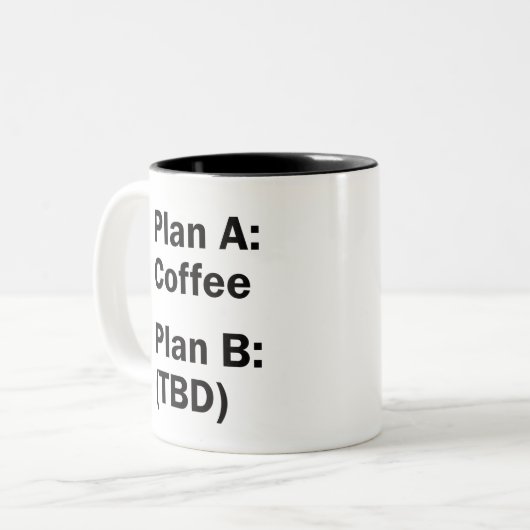 Tasse 2 Couleurs Plan café (Devant gauche)