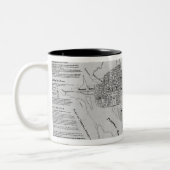 Tasse 2 Couleurs Plan de DC de Washington (Gauche)