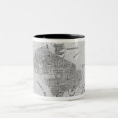 Tasse 2 Couleurs Plan de DC de Washington (Centre)