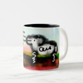 Tasse 2 Couleurs plan de Jésus  (Devant droit)
