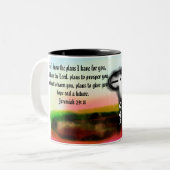 Tasse 2 Couleurs plan de Jésus  (Devant gauche)