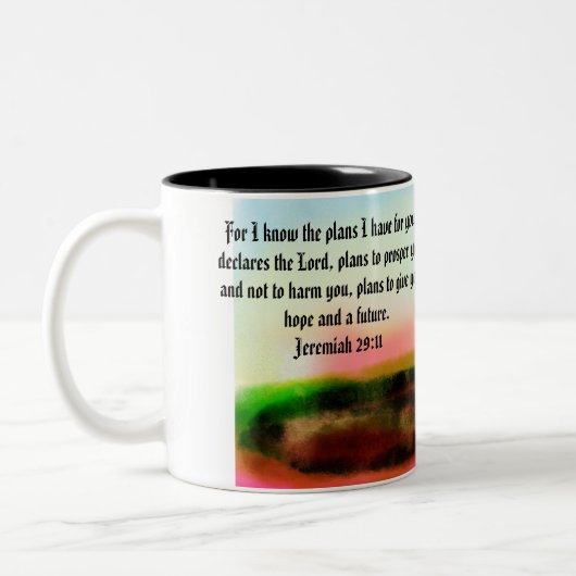 Tasse 2 Couleurs plan de Jésus  (Gauche)