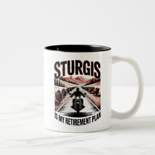Tasse 2 Couleurs Plan de retraite des motocyclistes de Sturgis