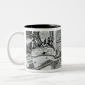 Tasse 2 Couleurs Plan du jardin et vue des Chambres chez Chisw (Gauche)