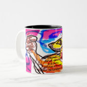 Tasse 2 Couleurs plan jésus (Devant gauche)