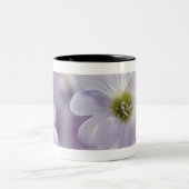 Tasse 2 Couleurs Plan rapproché des fleurs 2 (Centre)