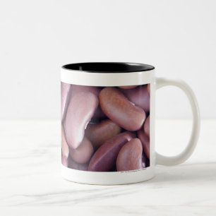 Tasse 2 Couleurs Plan rapproché des haricots nains