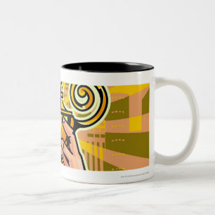 Tasse 2 Couleurs Plan rapproché d'homme d'affaires tenant la lampe