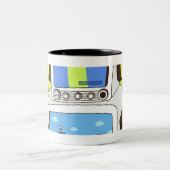 Tasse 2 Couleurs Plan rapproché d'un robot (Centre)