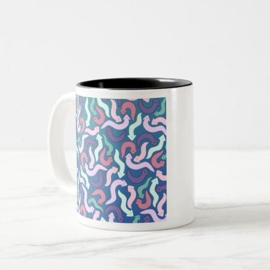Tasse 2 Couleurs Planaria ondulé (Devant gauche)