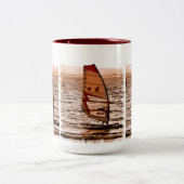 TASSE 2 COULEURS PLANCHE À VOILE (Centre)